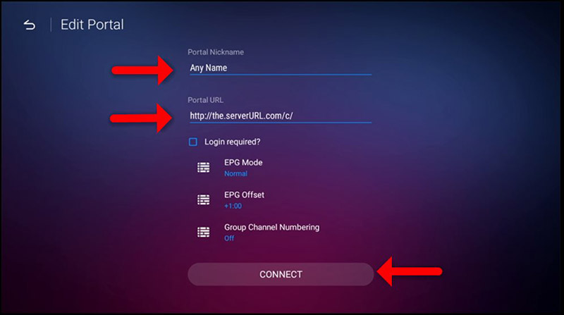 Formuler Z8 connected — IPTV channels loaded