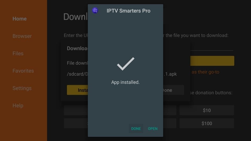 Add Xtream Codes login on Firestick IPTV app