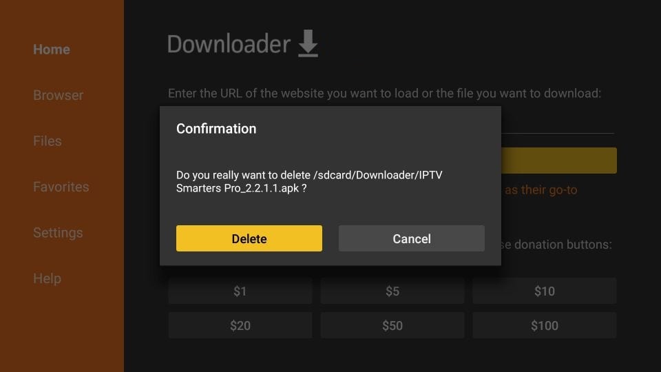 Watch IPTV full screen on Amazon Firestick